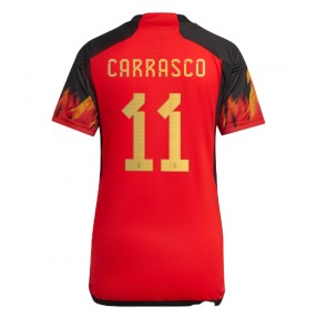 Belgien Yannick Carrasco #11 Hemmatröja Kvinnor VM 2022 Kortärmad